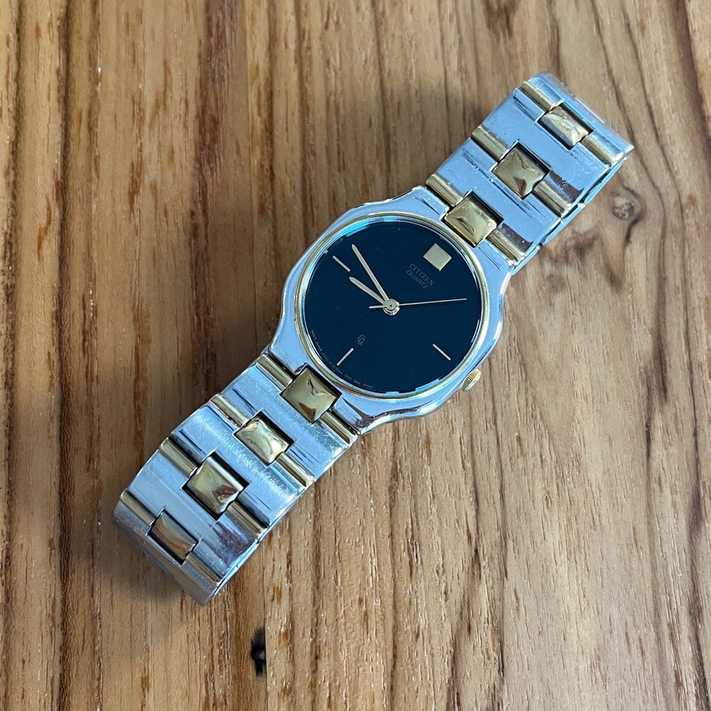 Citizen Quartz Silver and Gold Two-Tone Watch